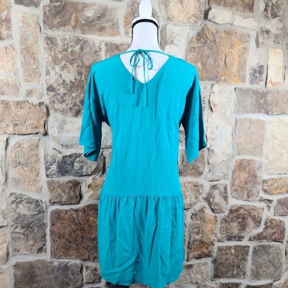 Nwt Eileen Fisher XS Crepe Drop Waist Dress - Picture 5 of 8